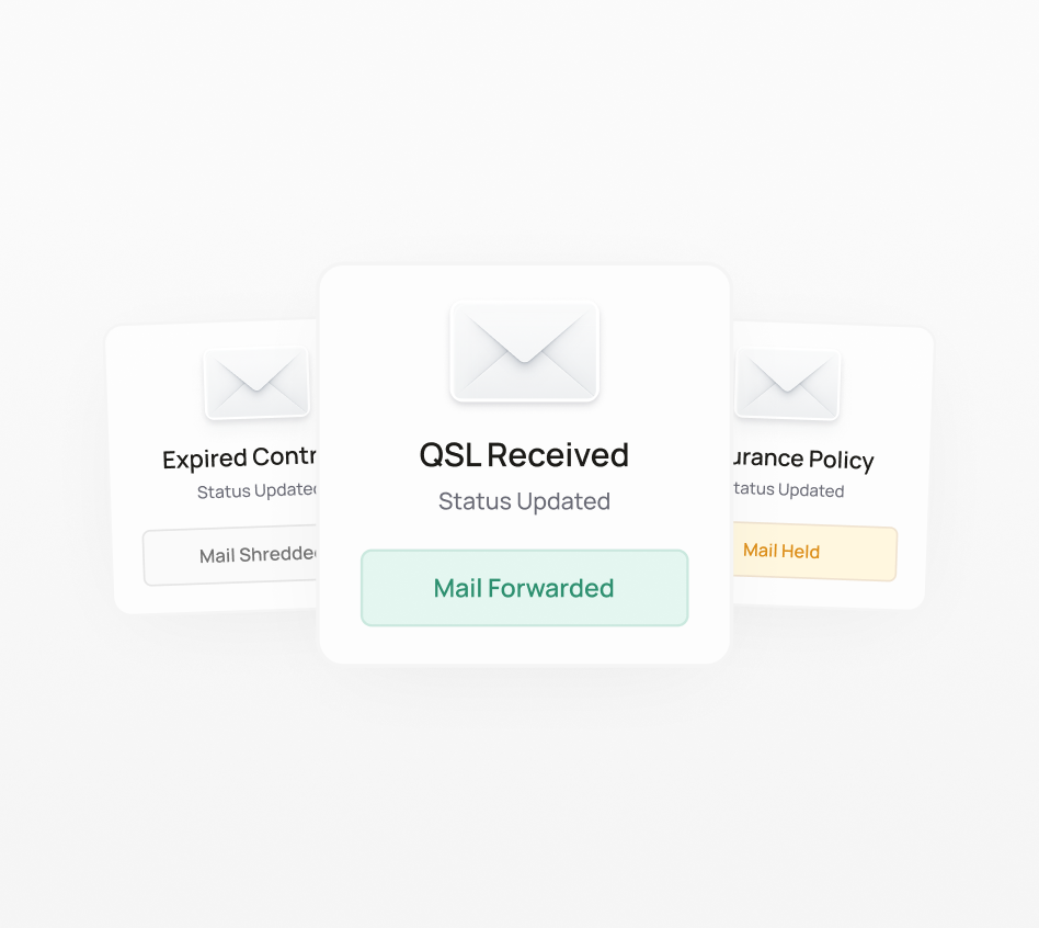 <p>Start Receiving Mail</p>