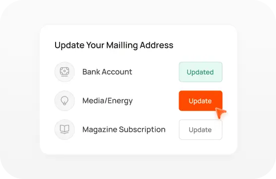<p>Update Your Mailing Address with Key Accounts</p>